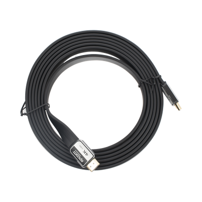Cable HDMI de 3 Metros (9.84 Pies) | Alta Definición | Versión 2.0 | Alta Velocidad 18Gbps | 4K@60Hz | Conectores Chapados en Oro | Tipo Plano