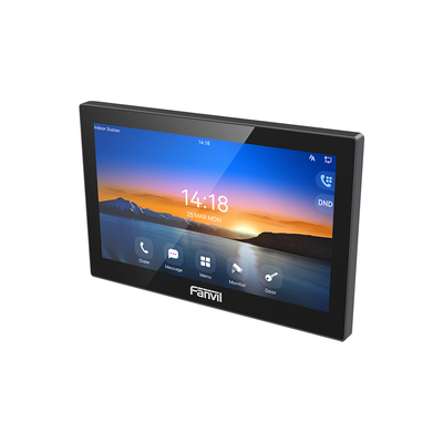 Monitor Audio/Video IP/SIP para interior, Wi-Fi, pantalla táctil de 7", Apertura remota