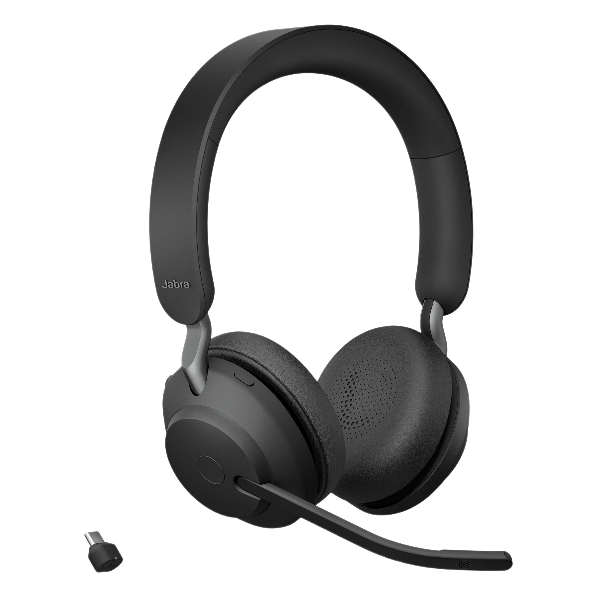 Jabra Evolve2 65, Auricular Stereo Versión MS / Dongle USB-C Link 380c / Cancelación de Ruido (26599-999-899)