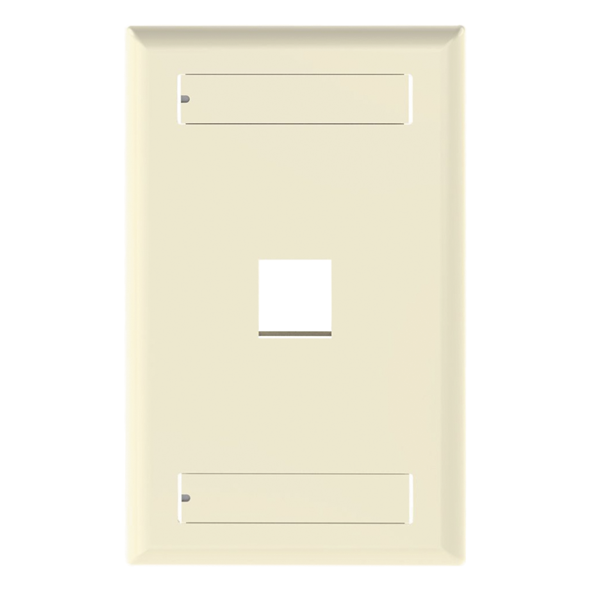 Placa de Pared Vertical / 1 Puerto Keystone / 69.8x114.3 mm / 2.75x4.5 pulg. / Marfil — PANDUIT · SKU NK1FEIY