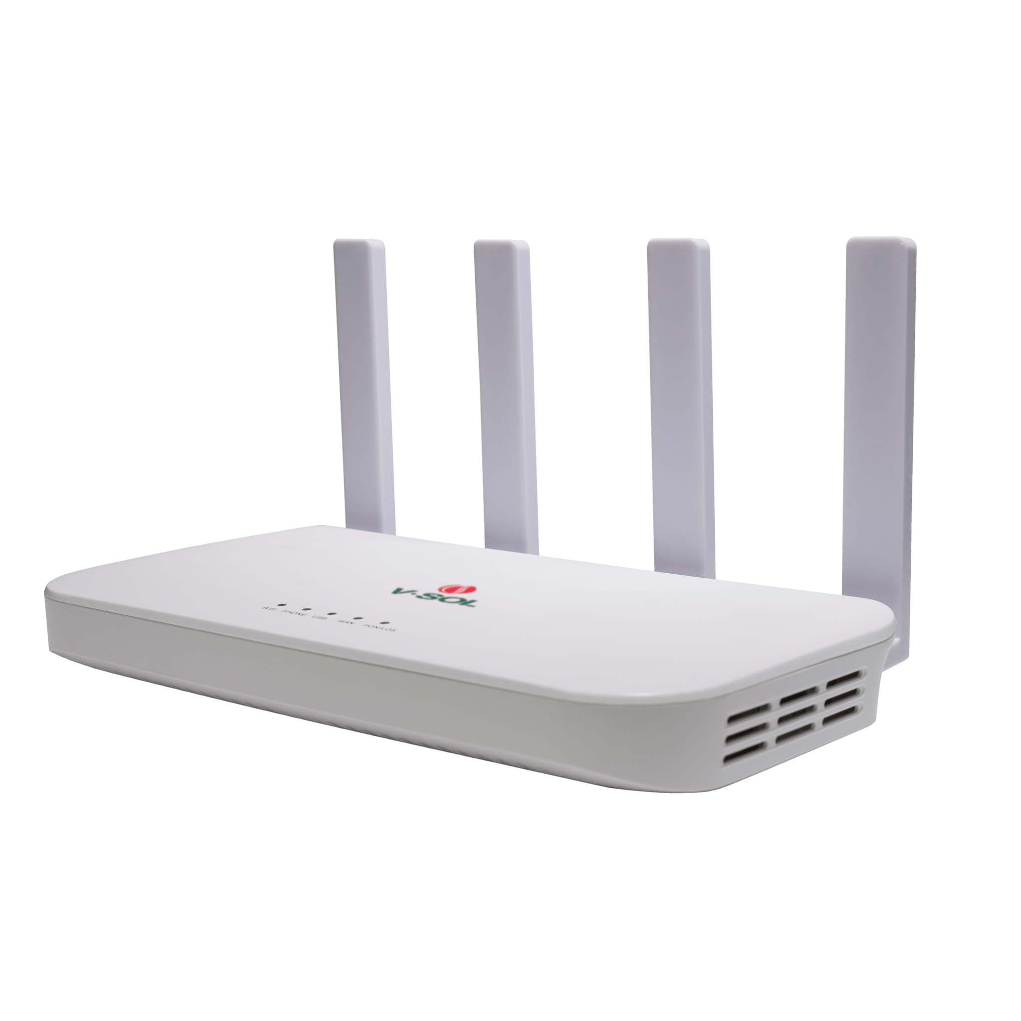 ONU GPON/EPON con Wi-Fi 6 AX1500 / Wi-Fi Doble banda 2.4 y 5 GHz / 4 Puertos Gigabit / Puerto PON SC/UPC