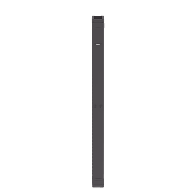 Organizador Vertical PatchRunner™, Sencillo (Solo Frontal), Para Rack Abierto de 45 Unidades, 6 in de Ancho, Color Negro