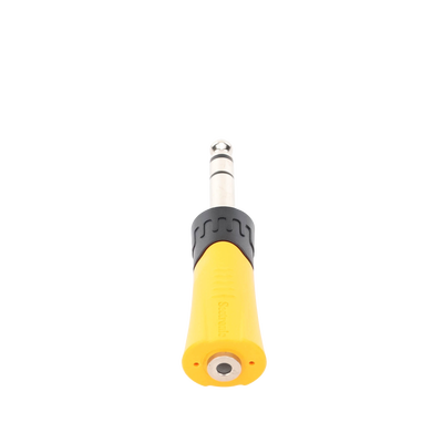 Conector Estéreo | 1/4in - Jack de 3.5 mm | Adaptador de Carcasa de Plastico