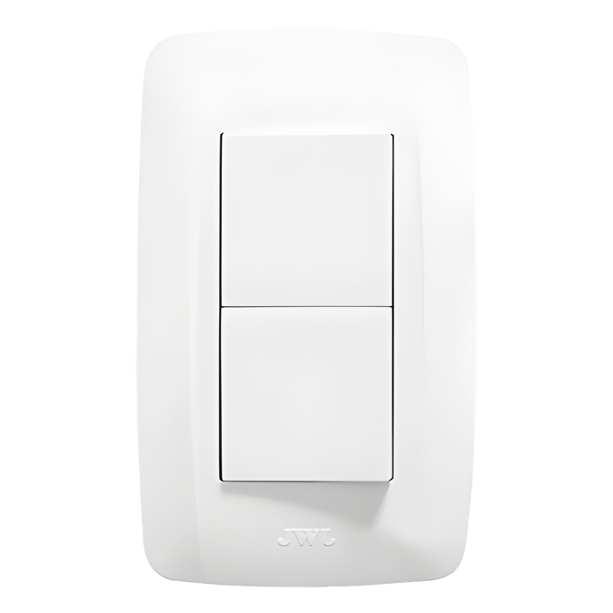 Apagador Duplex de 10 A / 127 V CA ~60 HZ  / Color Blanco. — JWJ · SKU JTL-B72-05
