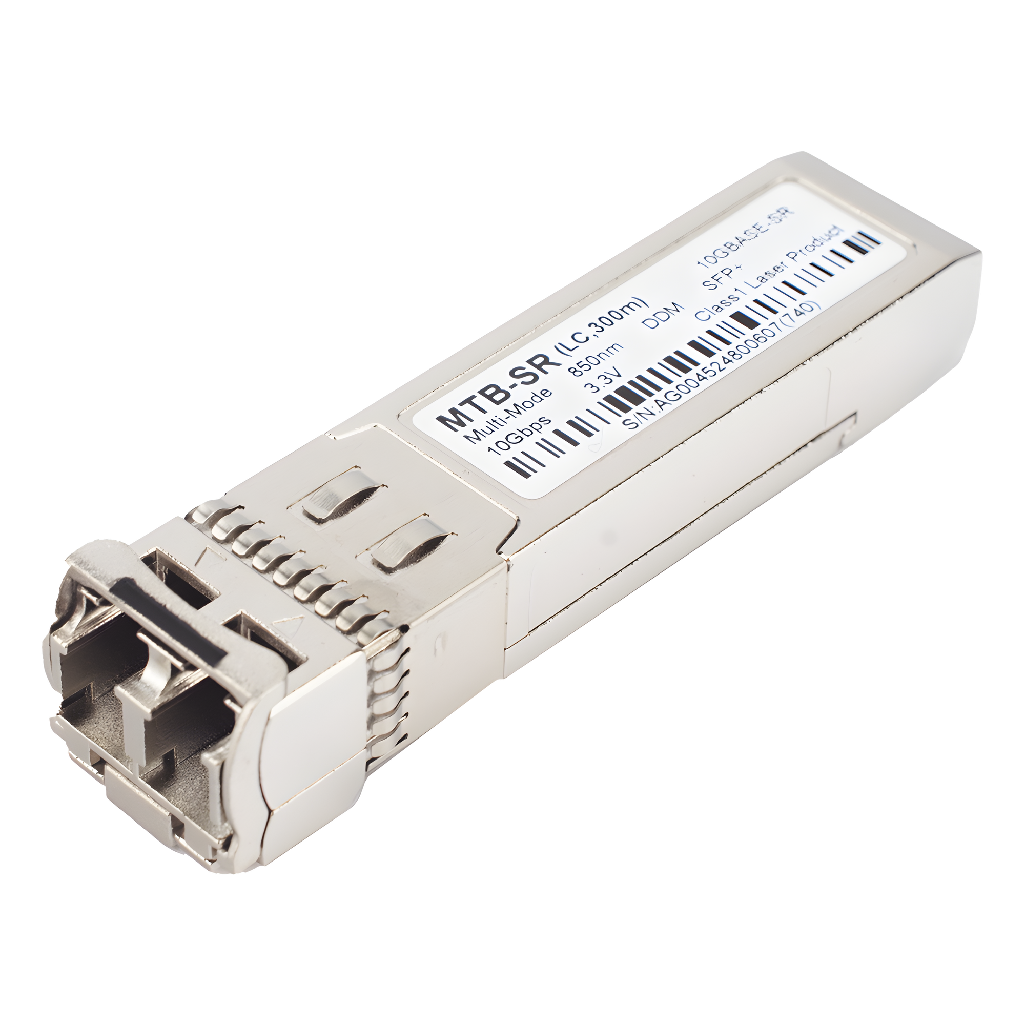 Transceptor mini-GBIC SFP+ 10G LC Duplex para fibra multimodo 300 m — PLANET · SKU MTB-SR