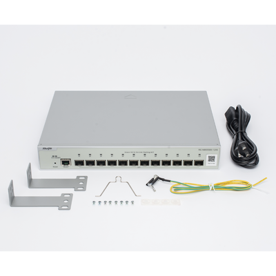 Switch Administrable Full Aggregation Capa 3, 12 Puertos SFP+ 10G y un Puerto MGMT