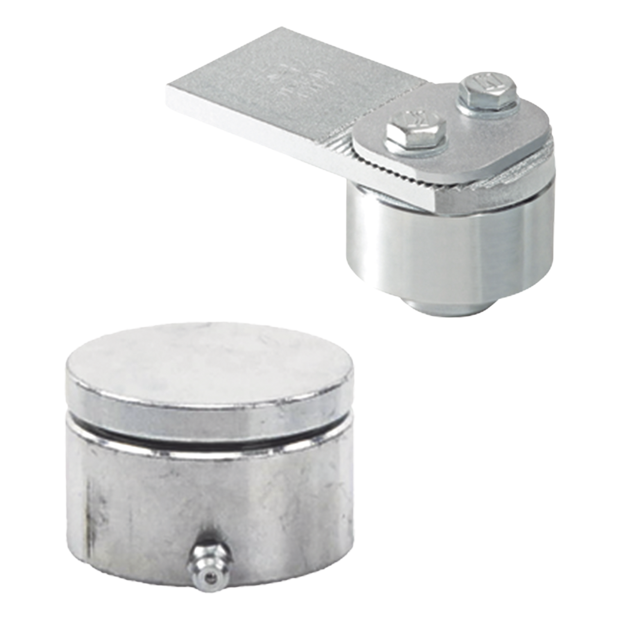 85G+87G / Kit de Bivelo y Tejuelo Grandes Para Puertas de Hasta 650 Kg — COMUNELLO · SKU 10800414-001