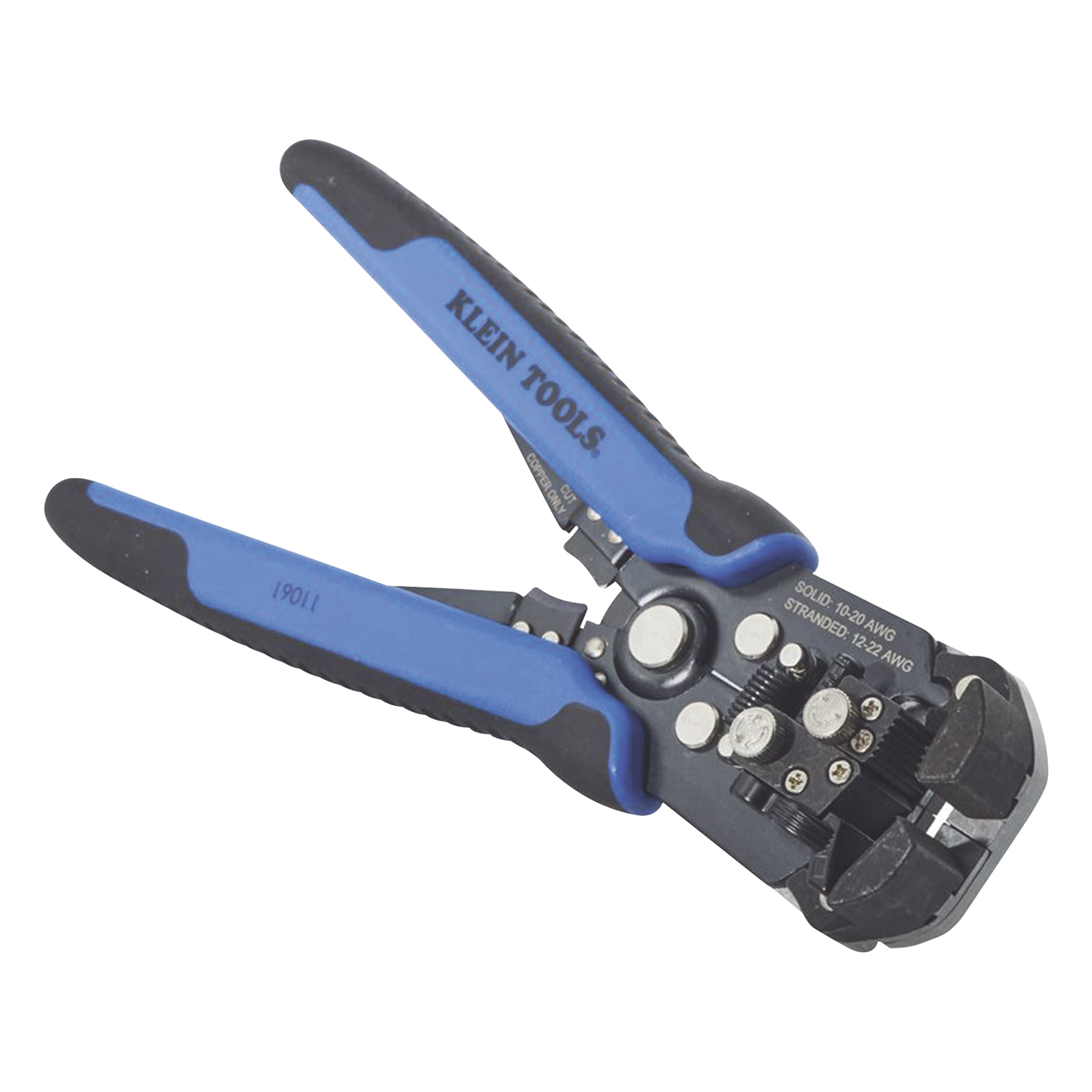 Pelacables para Cable Sólido 10-20 AWG y Cable Trenzado 12-22 AWG, con Cortador de Ajuste Automático. — KLEIN TOOLS · SKU 110-61