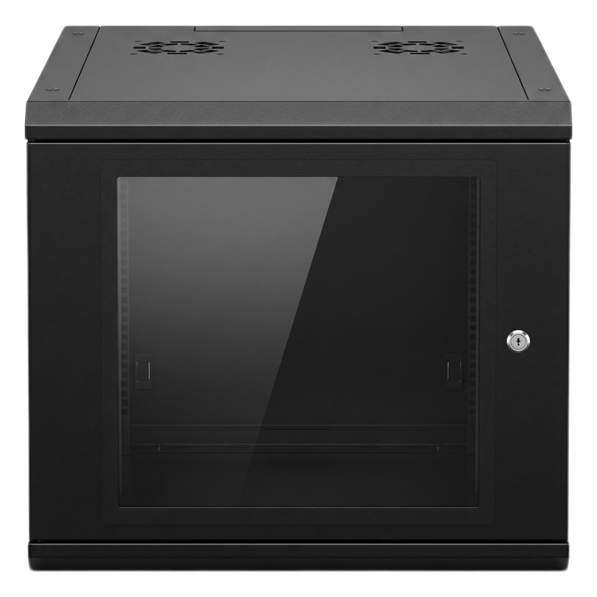 Gabinete de Pared 9U de 635 mm de Profundidad, Rack de 19 in en Acero Reforzado: Compacto y Resistente para Soluciones Profesionales — LINKEDPRO · SKU SR-19-09-GN3G