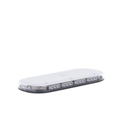 Mini Barra de Luces 42 LED, Ambar/Blanco, 15 Pulgadas, Montaje Fijo Con Tornillos, 12-24 Vcd, Lente transparente, SAE