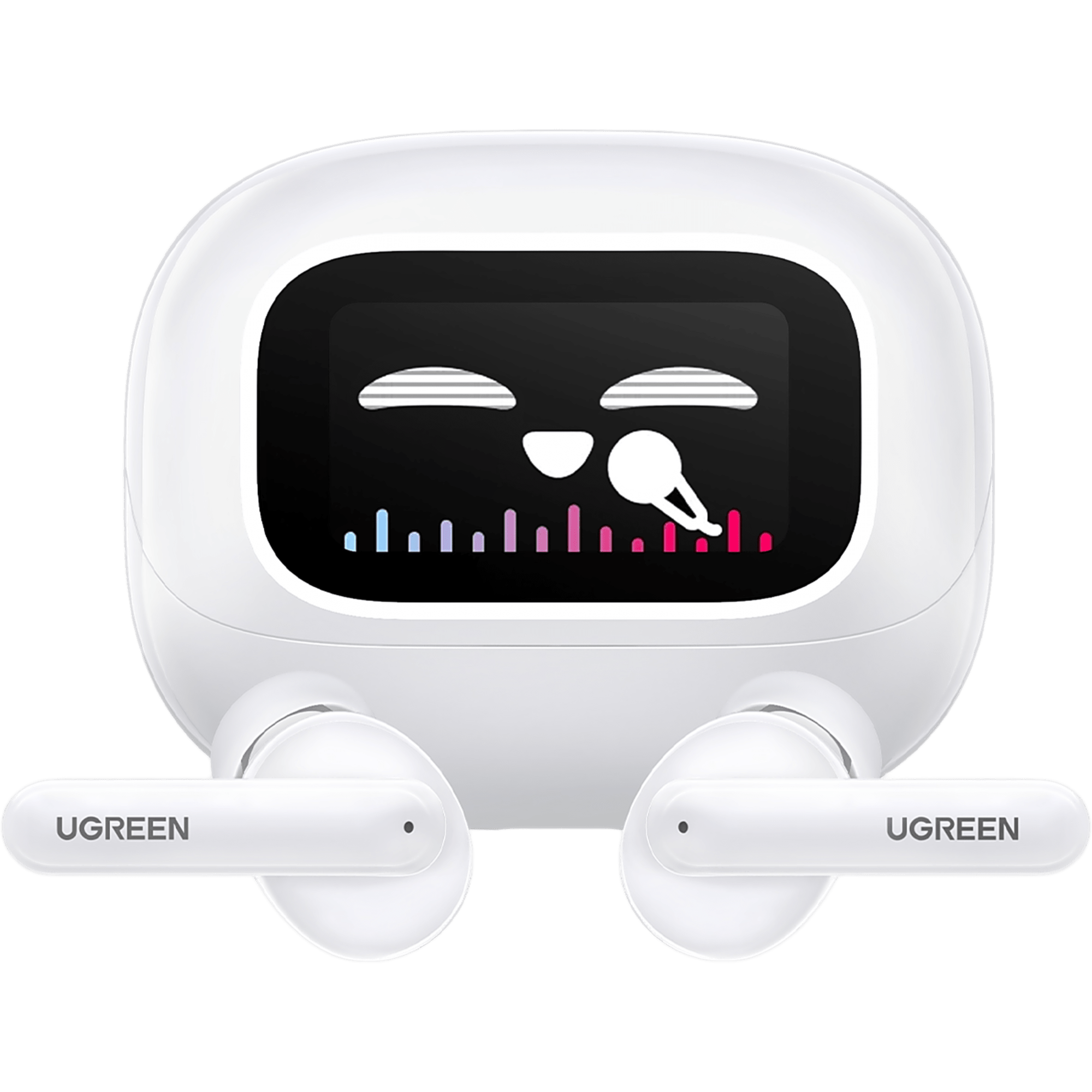 Auriculares Inalámbricos HiTune T6 Magic / Bluetooth 5.4 / Codec LDAC Hi-Res / Autonomía 6 Horas + 30 Horas con Estuche / USB-C / Cancelación de Ruido ENC — UGREEN · SKU 55137