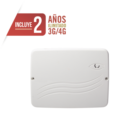 Panel de Alarma Cloud Híbrido 4G LTE / 8 Zonas Cableadas, 32 Inalámbricas / INCLUYE 2 AÑOS 3G/4GLTE ILIMITADOS / Programación 100% vía WEB / ALTA SEGURIDAD — M2M SERVICES · SKU PRO4GEN2