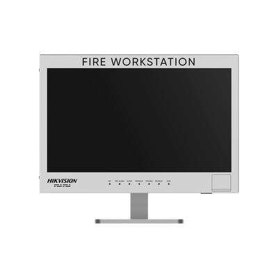 (HikFire) Estación de Trabajo con Doble Tarjeta de Red / Pantalla LCD de Grado Industrial / Interfaz RS-232 y RS-485 — HIKVISION · SKU HK-TX-1400