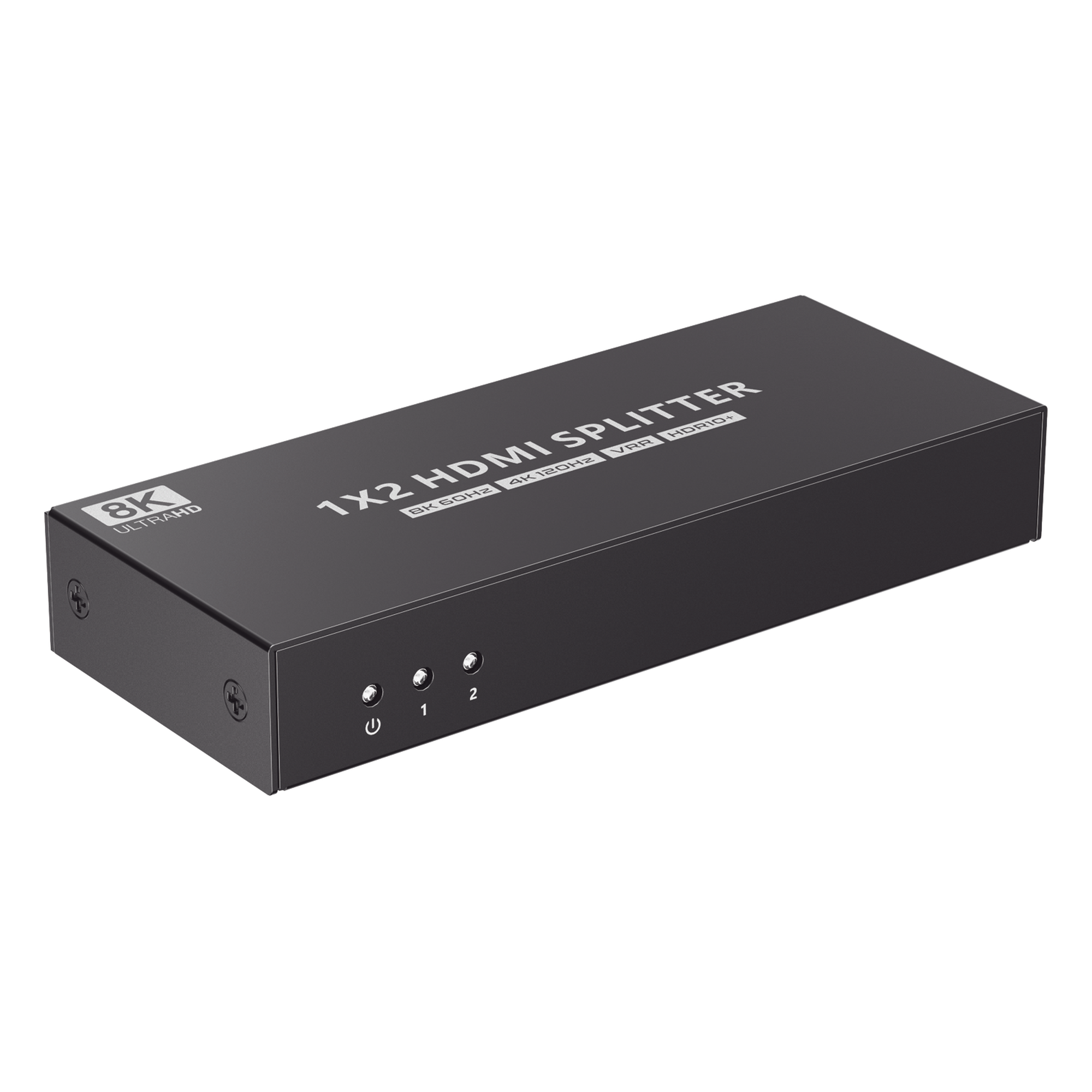Splitter HDMI 1x2 | Velocidad de trasmisión 48 Gbps| Resolución 8k | Salida de audio| HDCP 2.3 — EPCOM TITANIUM · SKU TT312-8K