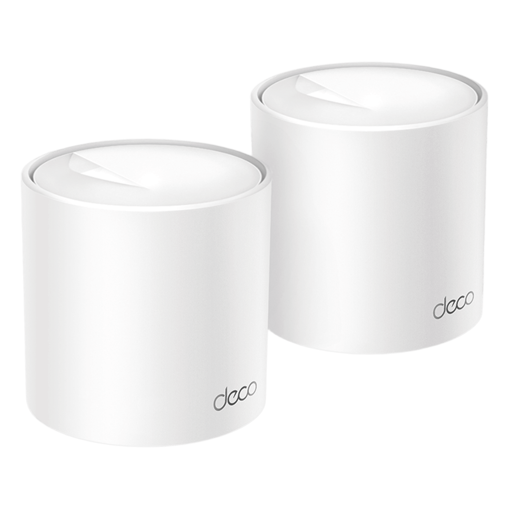 Kit 2 Routers Inalámbricos MESH Interior para Hogar / Doble Banda Wi-Fi 6 AX1500 Mbps / 2 Puerto Gigabit WAN/LAN / 2 Antenas Internas / Administración Mediante la App Deco (iOS, Android) / Protección HomeShield — TP-LINK · SKU DECOX10-2PACK