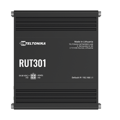 Router Industrial con 5 Puertos Ethernet / RutOS Seguro y Avanzado / Firewall y VPN Integrados / I/O Digital / Administración Remota RMS