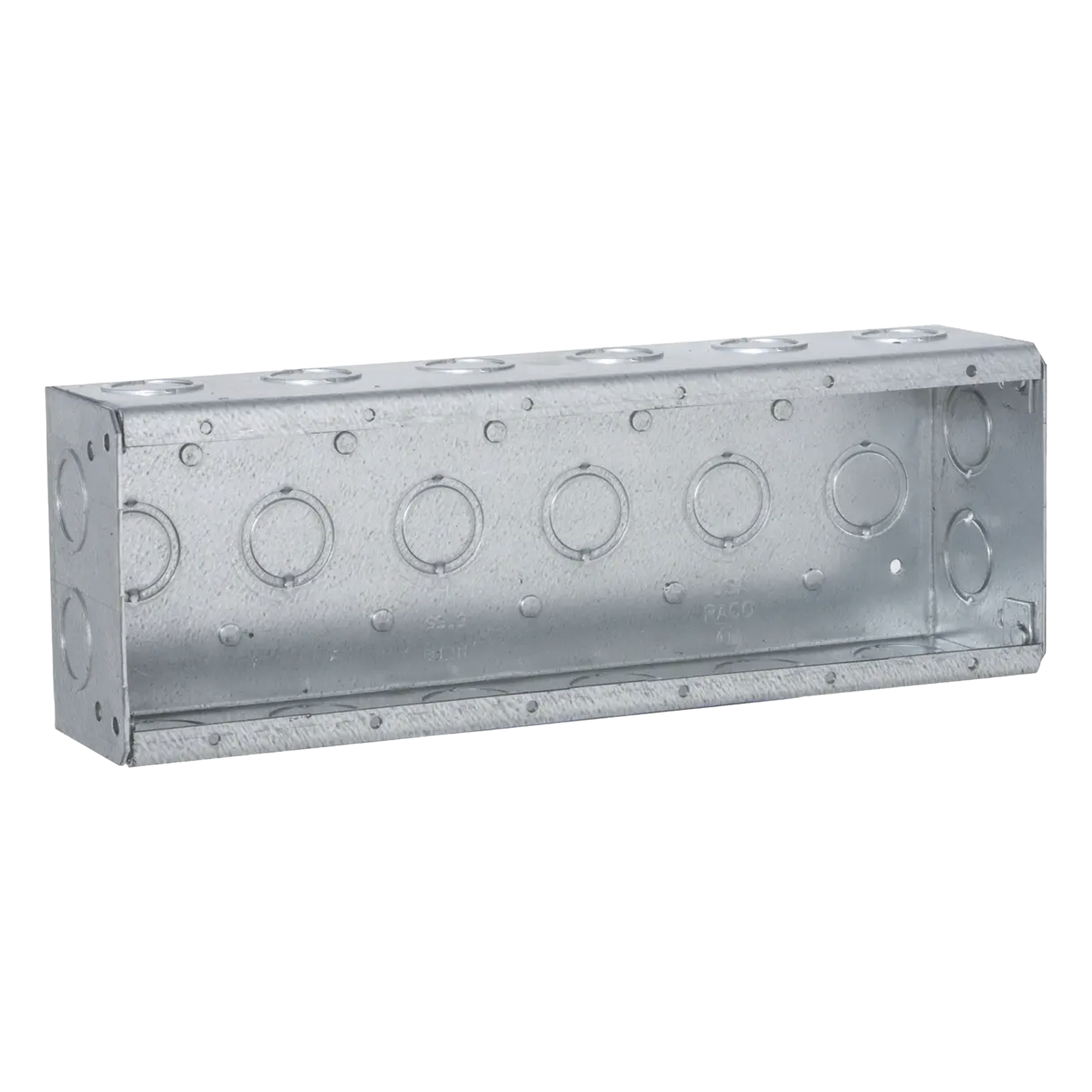 Caja de 6 Gang/Profundidad 2 1/2"/28 Entradas 1/2"-3/4". — RACO · SKU HUB-960
