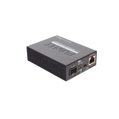 Convertidor de Medios PoE, 1 Puerto RJ45 Gigabit con Salida PoE 802.3af/at/bt (Hasta 60 W)/ 1 Puerto SFP 100/1000BASE-X
