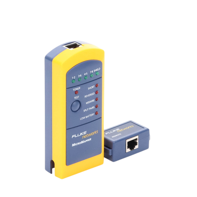 Probador de Mapa de Cableado MicroMapper, para Verificar Rápida y Fácilmente la Integridad del Cableado de Par Trenzado de Ethernet