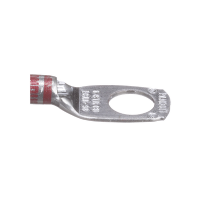 Zapata de compresión LCA8-38-L, para cal. 8 Awg, Barreno para tornillo prisionero de 3/8, 1 Pz
