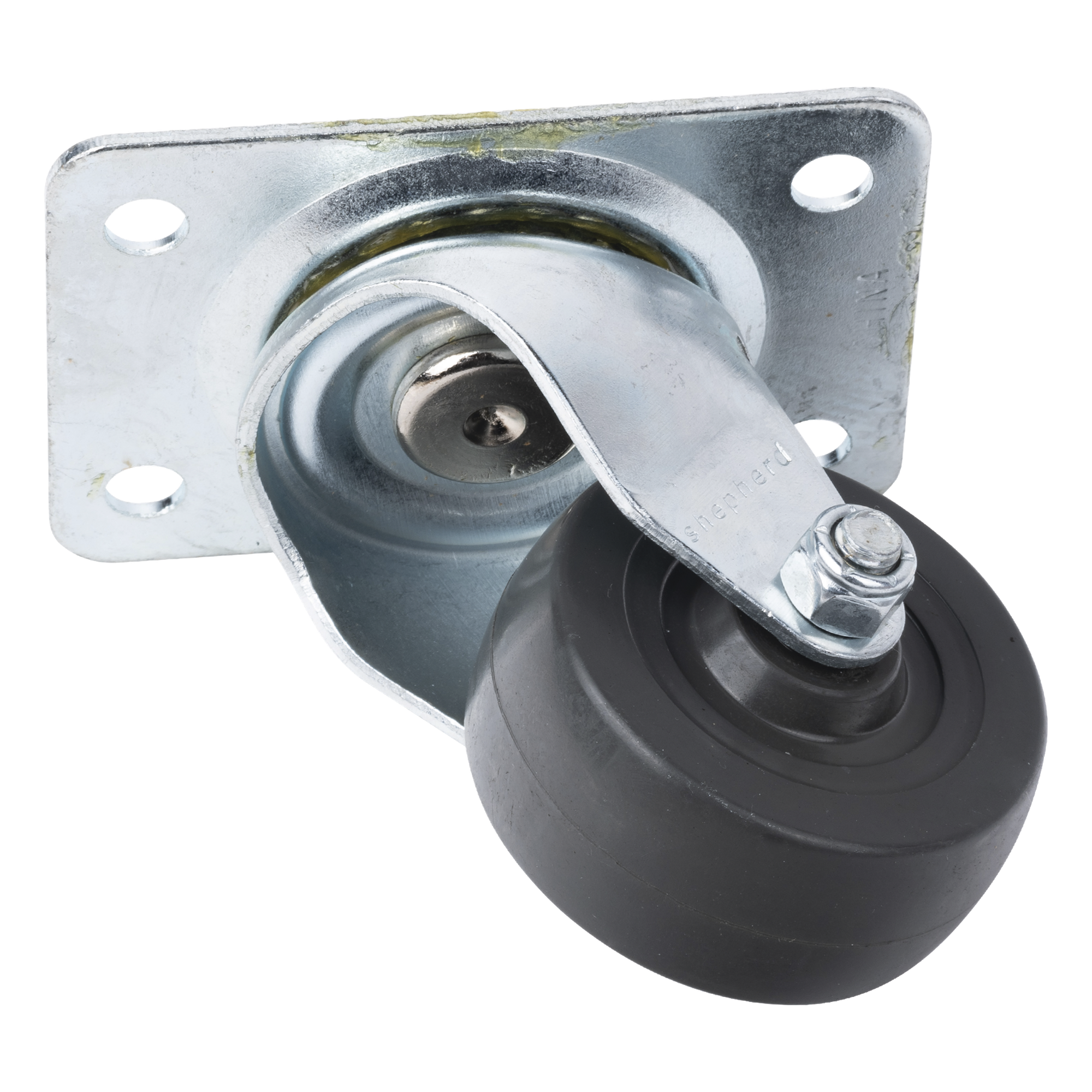 Kit de Ruedas Locas para Racks / 2.5 in (6.35 cm) / Carga 125 lb por Rueda / Base 3 7/8 x 2 3/4 in (9.8 x 7 cm) / Altura 3.25 in (8.25 cm)