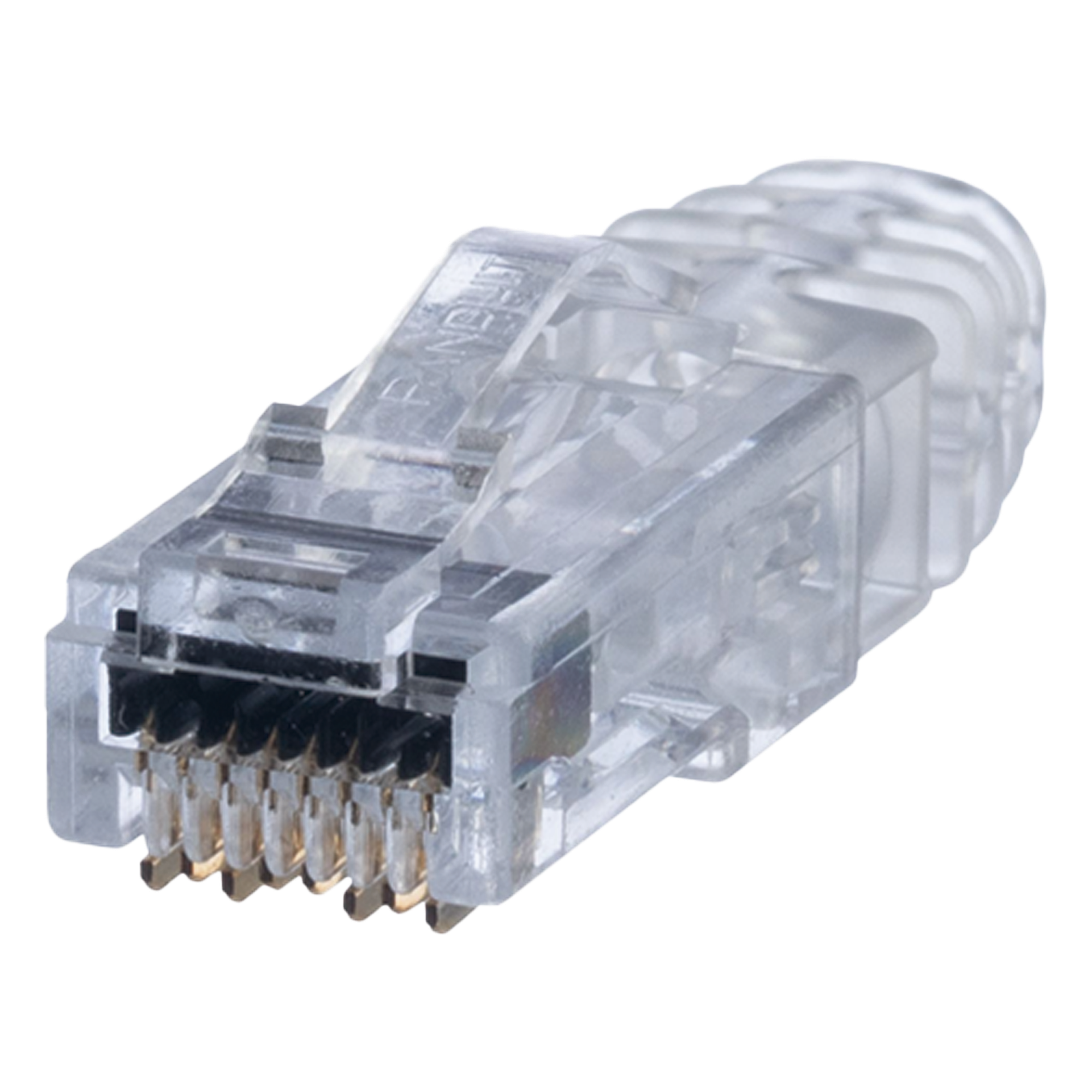Plug RJ45 Cat6 de 3 Piezas, Para Cable UTP de Calibre 23-24 AWG, Chapado en Oro de 50 micras, Paquete de 100 Piezas — PANDUIT · SKU SP688E-C