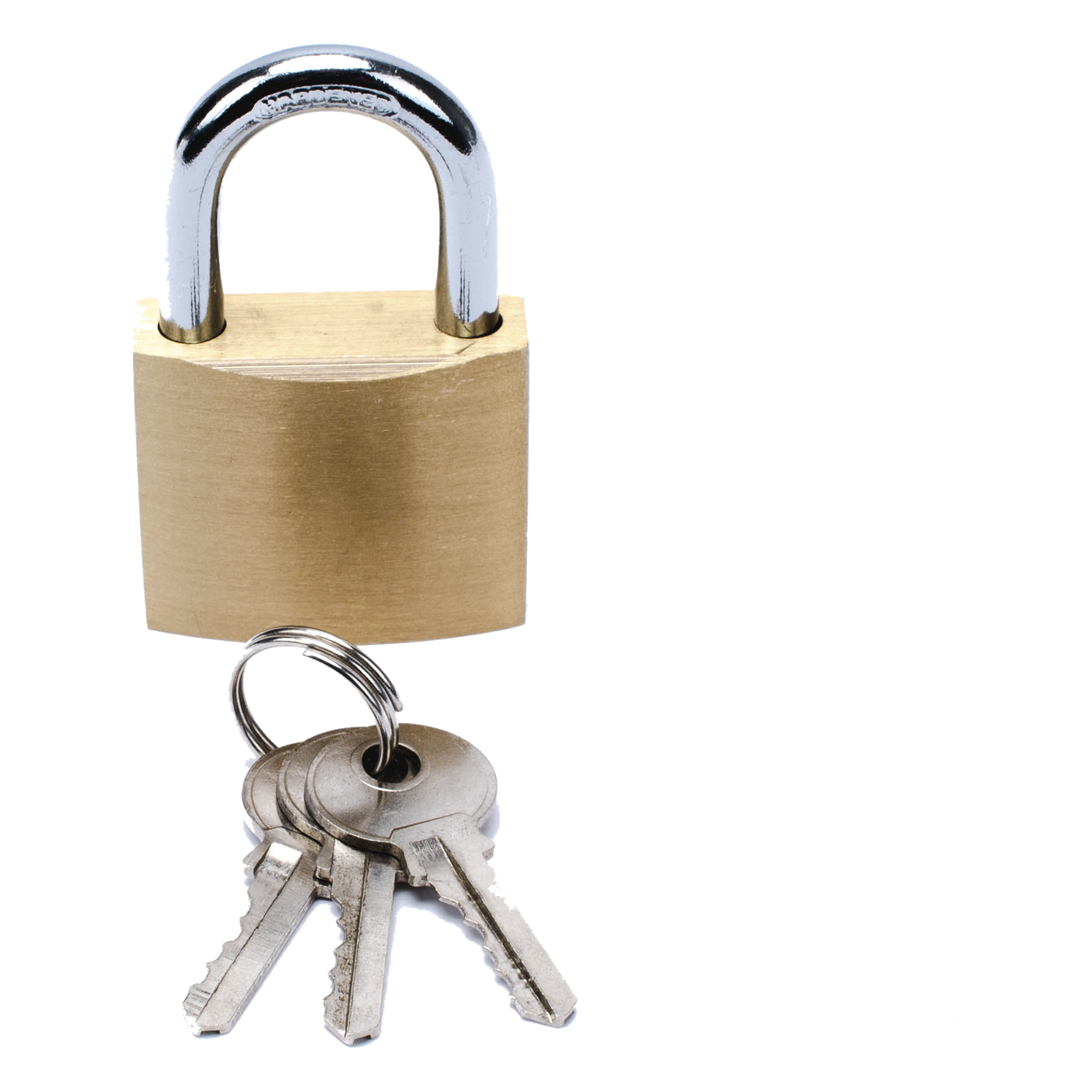 Candado de Latón Cuerpo 40 x 40 mm Con 3 Llaves. Diam. de Perno: 6.2 mm — PRECISION · SKU PST-A010-03
