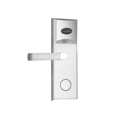 Cerradura para Hotel Izquierda / MIFARE 13.56 MHz / Acero Inoxidable / 224 Eventos / 4 Baterías AA