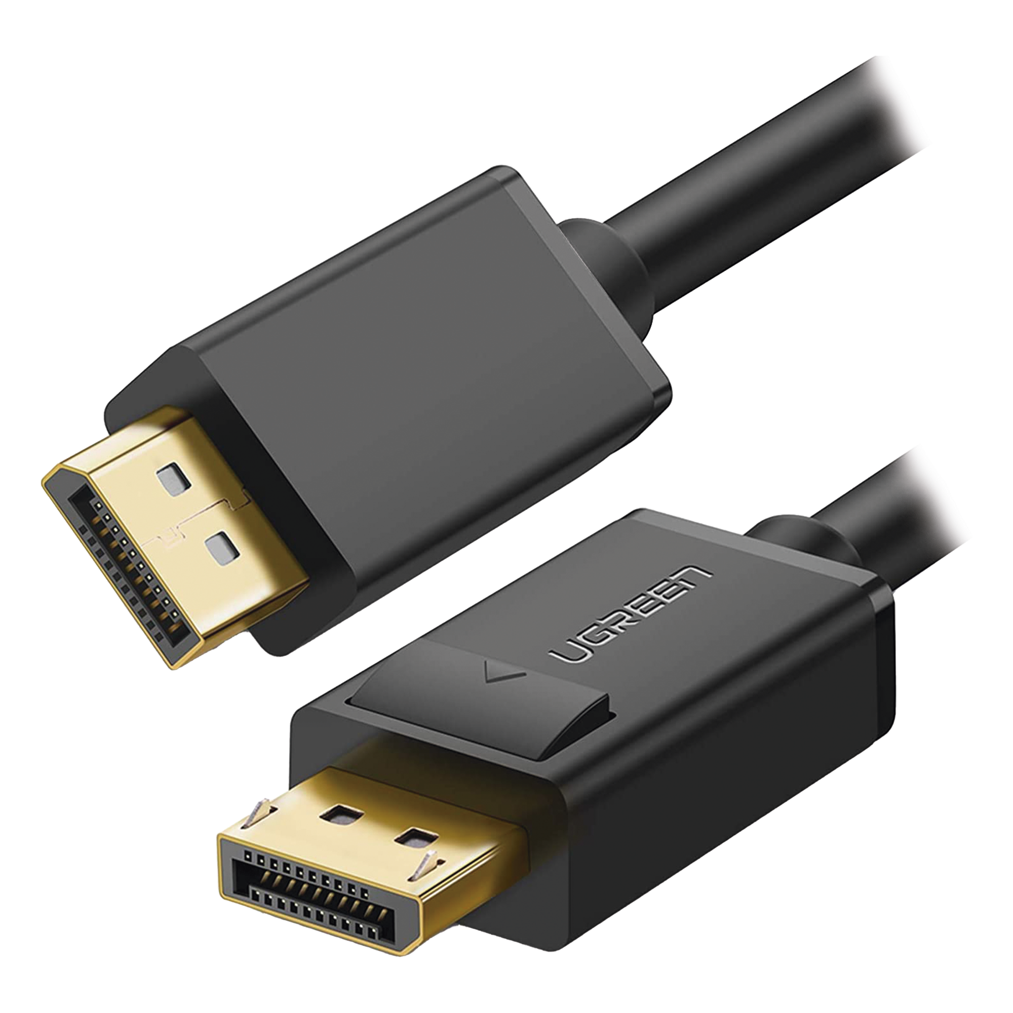 Cable DisplayPort 1.2 Macho a Macho | Longitud 1.50 Metros (4.92 Pies) | Versión DP1.2 | Soporta 4K@60Hz; 2K@144Hz | Soporta 3D | Color Profundo de 8 y 10 Bits | Blindaje Interno Múltiple | Cobre Estañado 28AWG | Botón de Liberación — UGREEN · SKU 10245