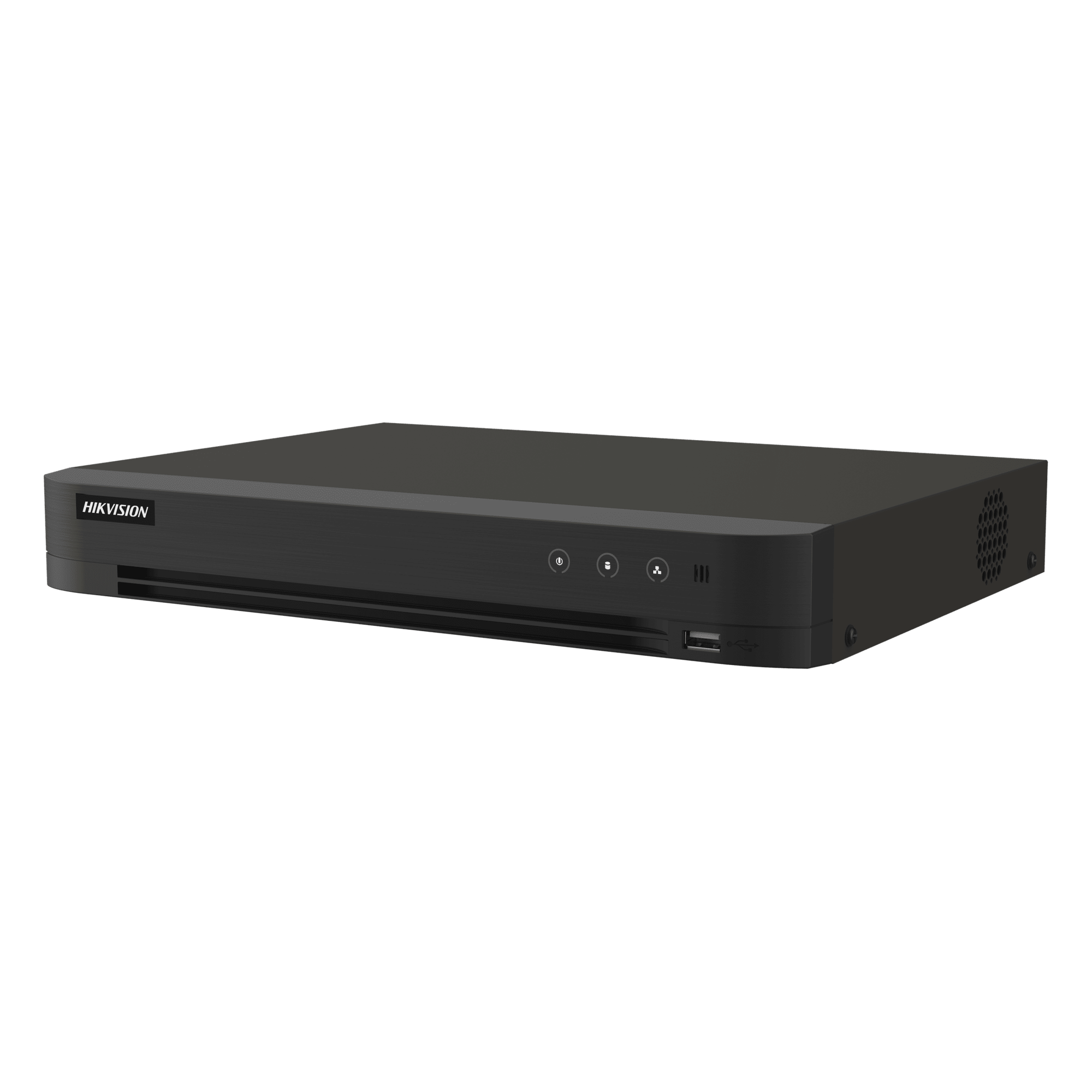 DVR 16 Canales TURBOHD + 16 Canales IP / 8 Megapixel (4K) / Audio Bidireccional / ACUSENSE / Audio Bidireccional / 1 Bahía de Disco Duro / Salida de Video en Full HD / H.265+ — HIKVISION · SKU IDS-7216HUHI-M1/T