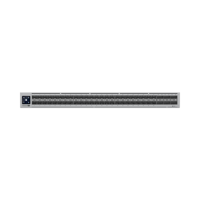 UniFi Switch Enterprise Campus Aggregation, Capa 3, 48 puertos Etherlighting SFP28 de 25G, 6 puertos QSFP28 de 100G, 5 abanicos, ruteo dinámico BGP, doble fuente redundante, alta disponibilidad, enlace multichasis (MC-LAG)