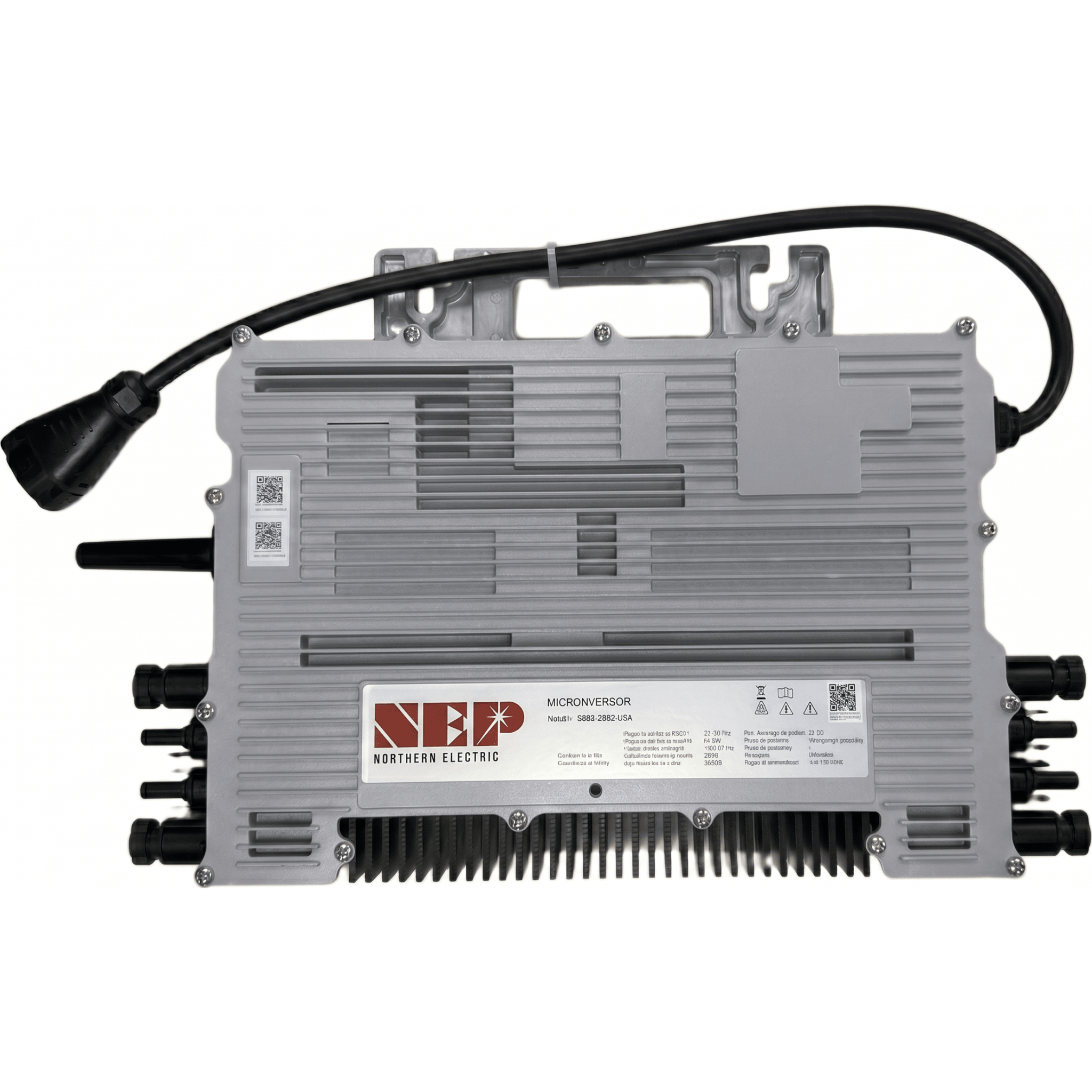 Microinversor 2.25 Kw, 220 Vca, IP67, WIFI Incuido, Soporta Oversizing a 4 Módulos de Hasta 750 W