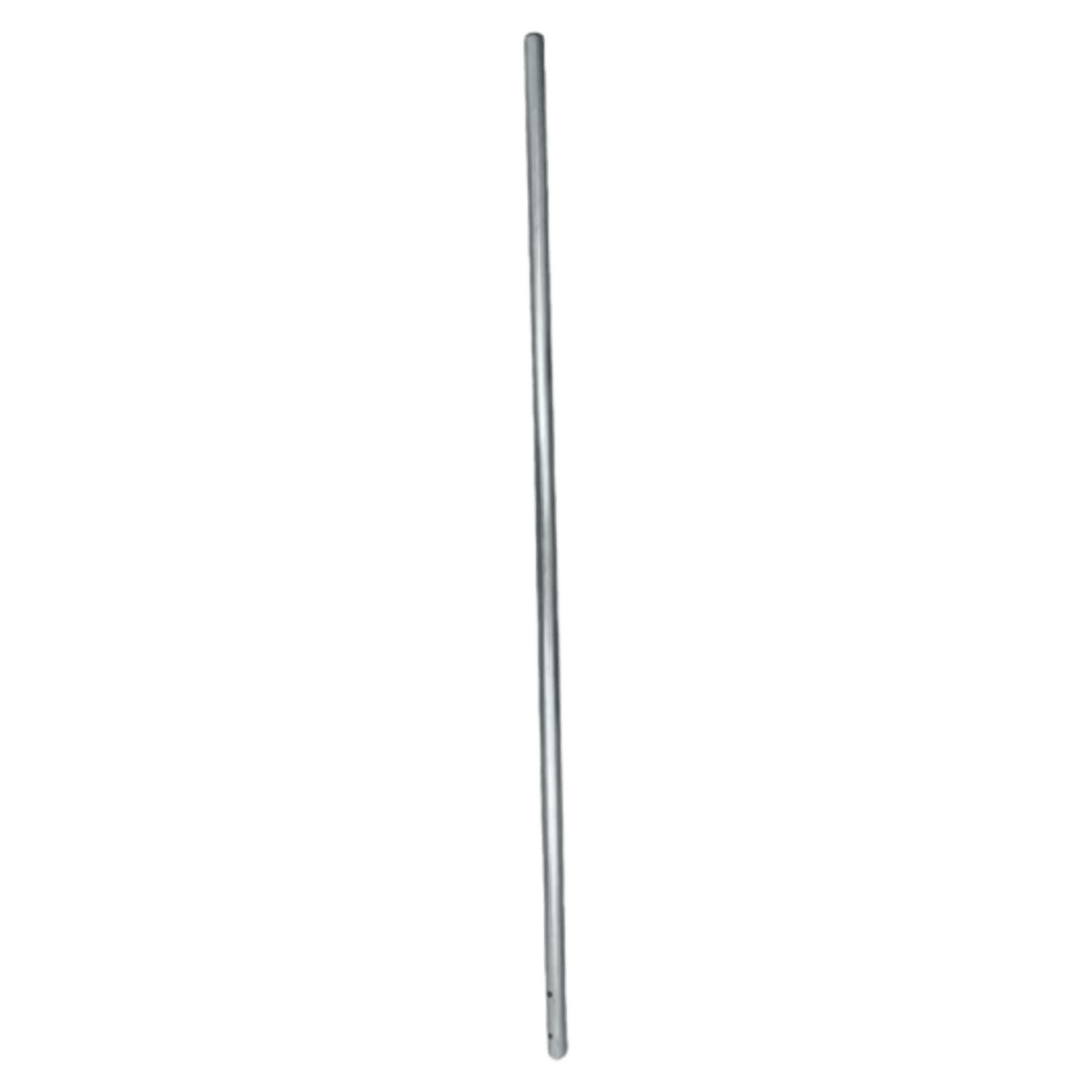 Poste de Esquina / Tubo de Acero Galvanizado / Diámetro 1" / Longitud 120 cm / Espacio para 5 Aisladores Esquina / Sin pintar / Peso 0.8 KG — SFIRE · SKU SF-POST-5-ESQ