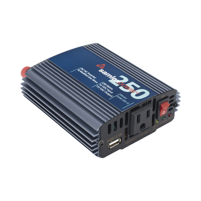 Inversor de Corriente (CD-CA) Potencia Nominal 250 W, Ent:12Vcc, Sal: 115Vca 60 Hz