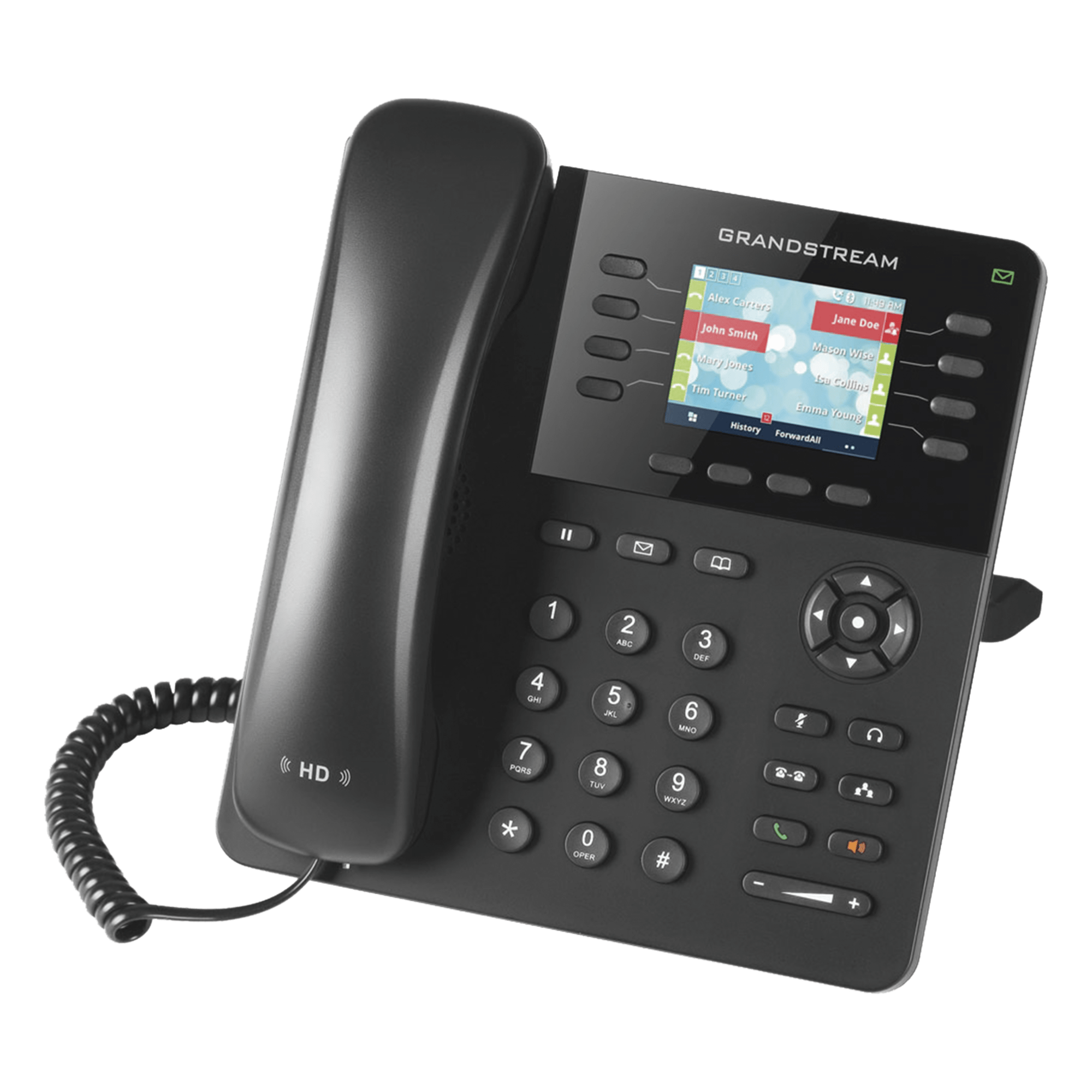 Teléfono IP SMB PoE 8 Líneas 4 Teclas de Función y conferencia de 4 vías. PoE — GRANDSTREAM · SKU GXP-2135
