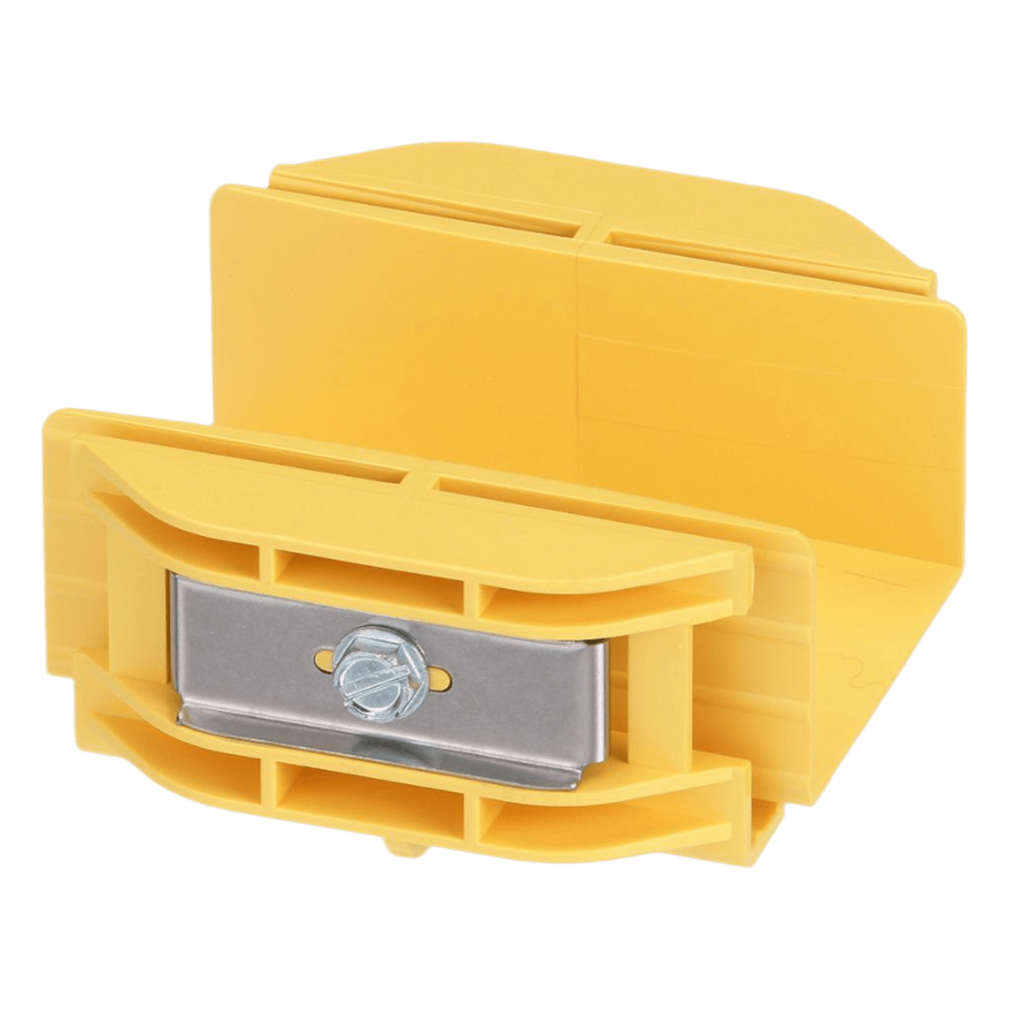 Union Recta "Cople", Para Canaleta FiberRunner™ 2X2, Color Amarillo — PANDUIT · SKU FBC2X2LYL