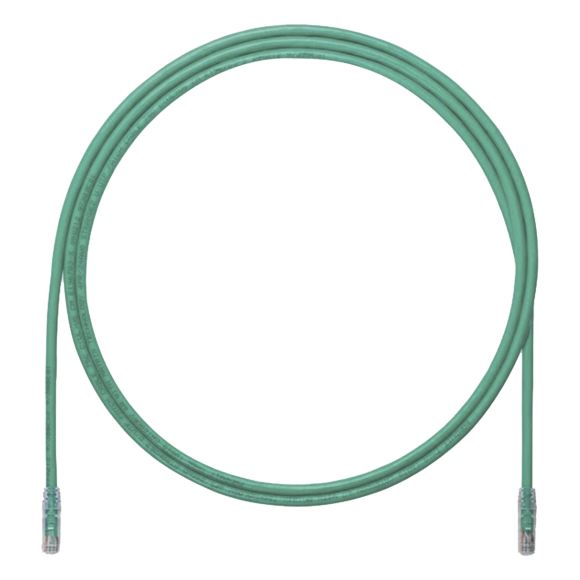 Cable de Parcheo UTP, Cat6A, 24 AWG, CM, Color Verde, 0.91 Metros (3 Pies) — PANDUIT · SKU UTP6AX3GR