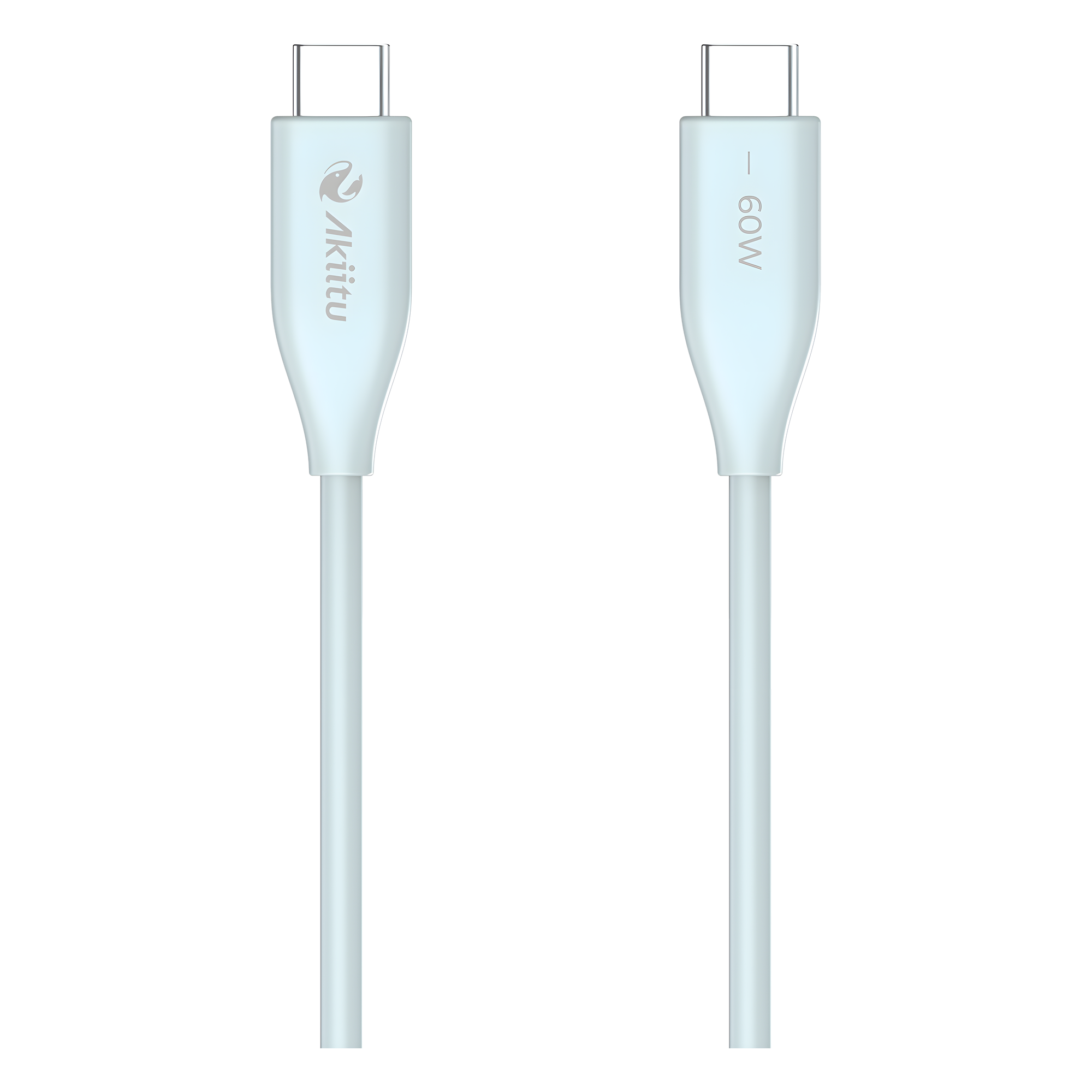 Cable de Carga USB-C a C / 1.5 Metros (4.92 Pies) / Potencia 60W / Velocidad Transferencia 480 Mbps / Tecnología GaN (Nitruro de Galio) / Fast-Charging / Material Silicona No Tóxica / Conector Aluminio Anodizado — EZVIZ · SKU AK-PAC6S-B-1.5M
