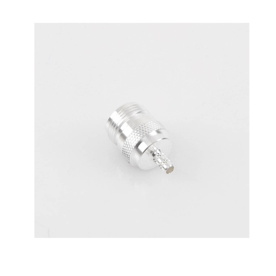 Conector N Hembra de anillo plegable para cables LP-195, LP-142, RG-142/U, LMR-195.