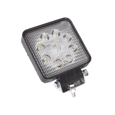 Luz de trabajo de 9 LED , 2300 Lúmenes, 27 Watts, 10-30 Vcc, IP67