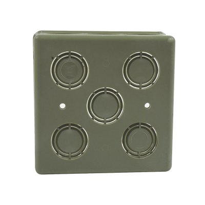  Caja Cuadrada de 1/2" - 3/4" para PVC Conduti Pesado. 