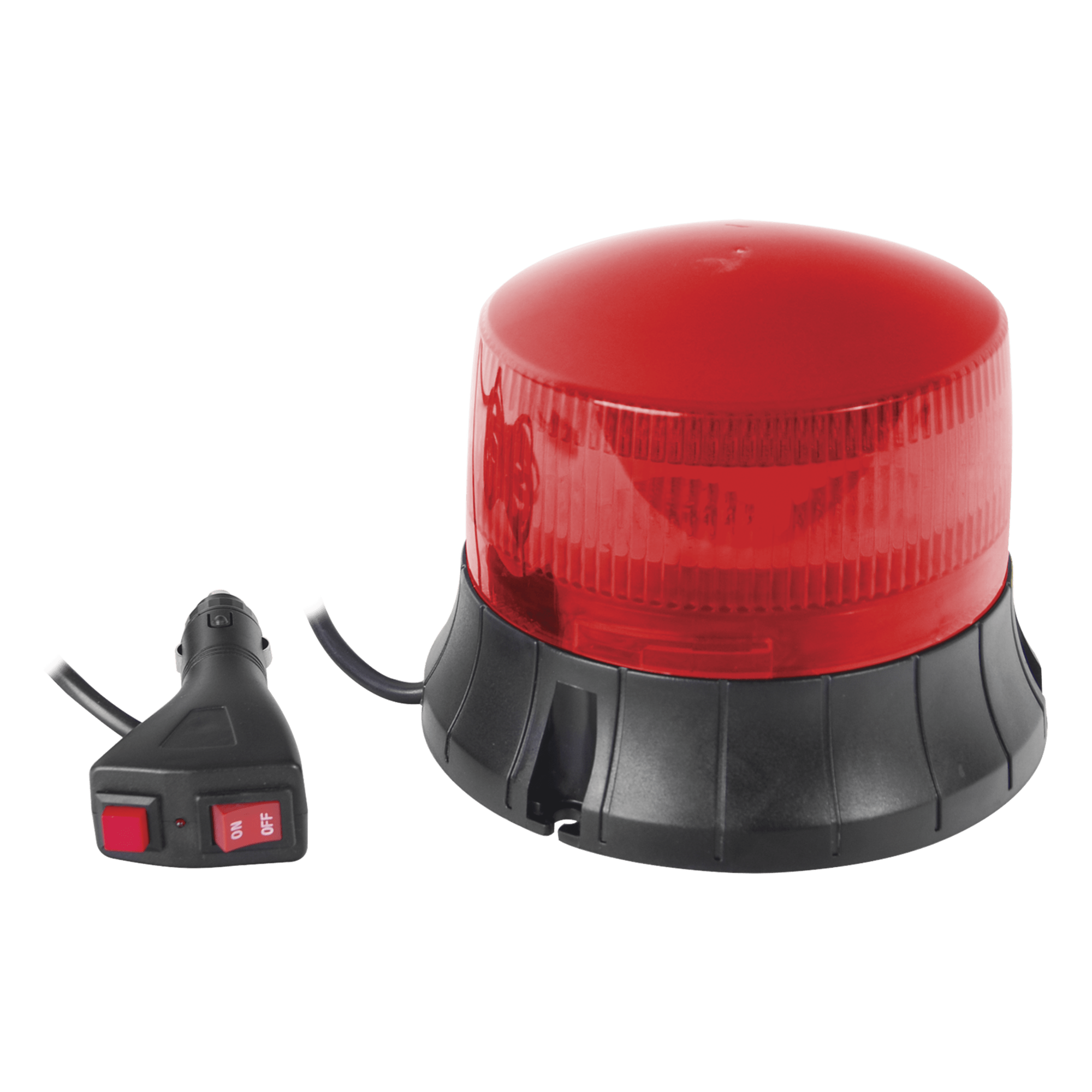 Burbuja LED giratoria color rojo, 9 LEDs, montaje magnético — EPCOM INDUSTRIAL SIGNALING · SKU XM-1535-R