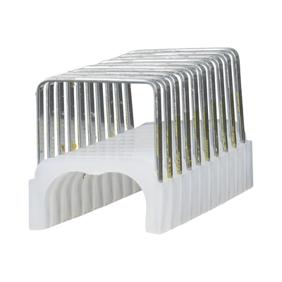 Paquete de 300 Grapas con Aislamiento, para Cables NM (RomexÆ) como 14/3, 14/3G, 12/3 y otros cables de hasta 11/32 x 19/32 (9 mm x 15 mm / 0.35 x 0.59 pulgadas).