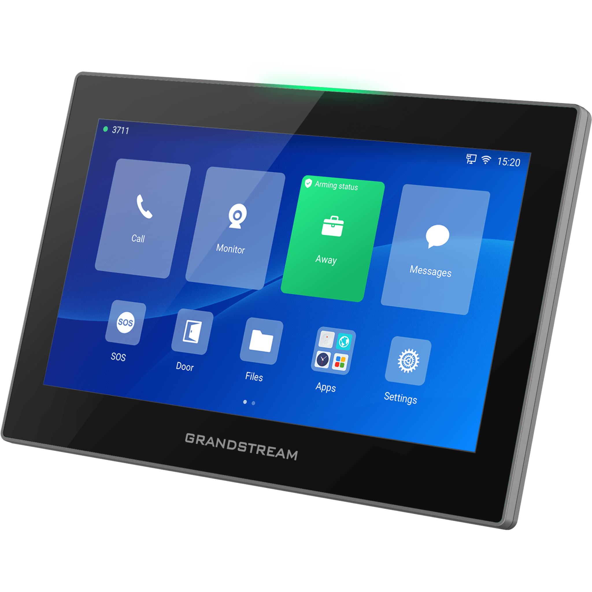 Estación de Intercomunicación SIP con Wi-Fi 6, Bluetooth y Control Total para Agendamiento de Salas y Edificios Inteligentes (Color Negro)