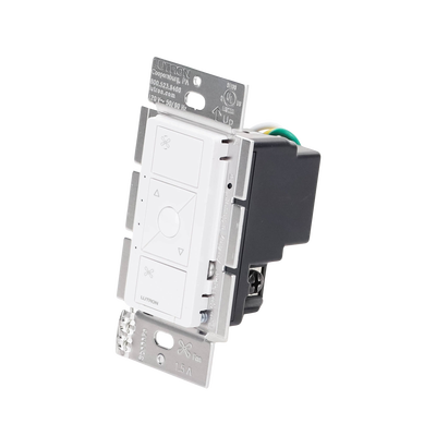 (Caseta Wireless) Control de velocidad inalámbrico para ventilador de techo, un solo polo.