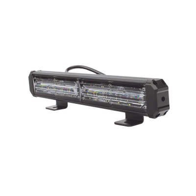 Barra de Luz de Advertencia, 2 Módulos de 6 LED, 11 Pulgadas Ámbar