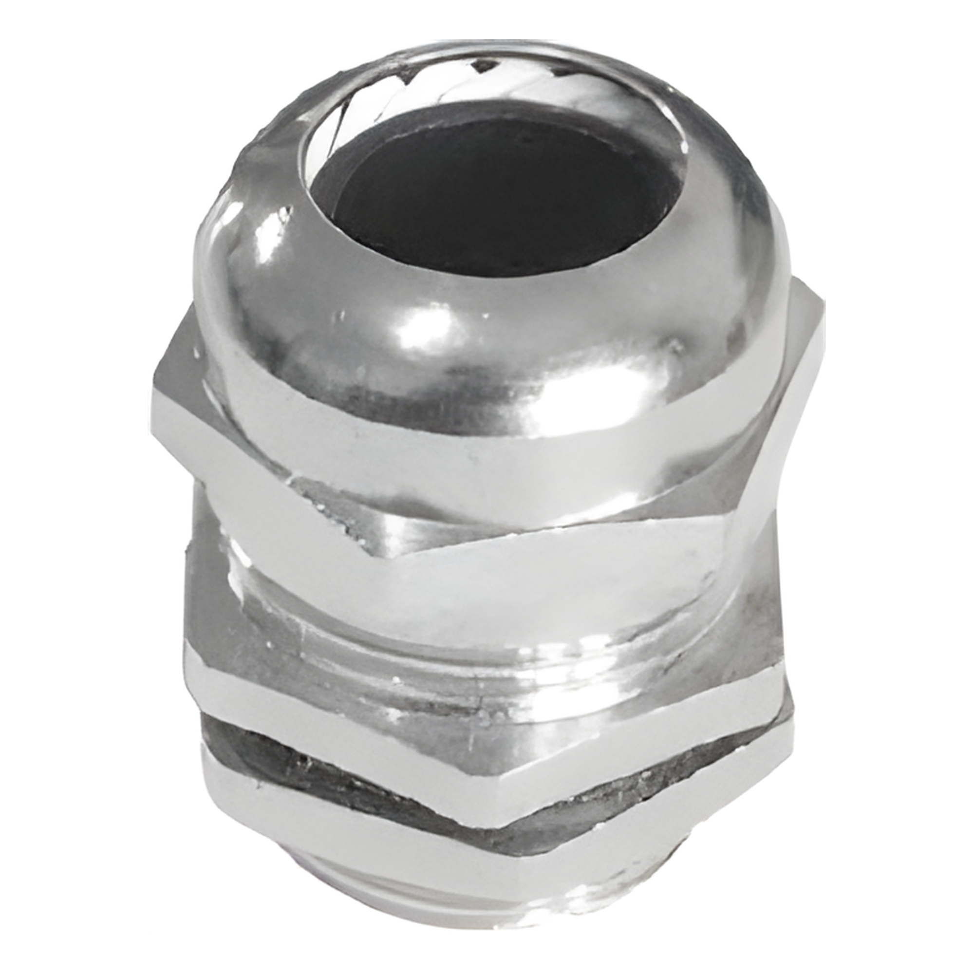 Conector Tipo Glándula / Ajustable 3-6.5 mm / Rosca M14 / IP68 / Latón Niquelado / -40℃ a 100℃ — TXPRO · SKU TXG-BM-12X1.5