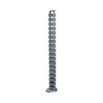 Organizador de Cables Vertical Articulado, Ideal para Llevar los Cables del Piso a Mesa o a la Cubierta del Escritorio de Manera Segura