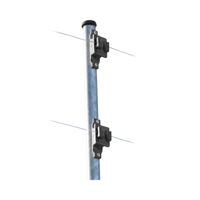 Aislador de Paso reforzado para cercos eléctricos, resistente al clima extremoso — SFIRE · SKU SFPASO
