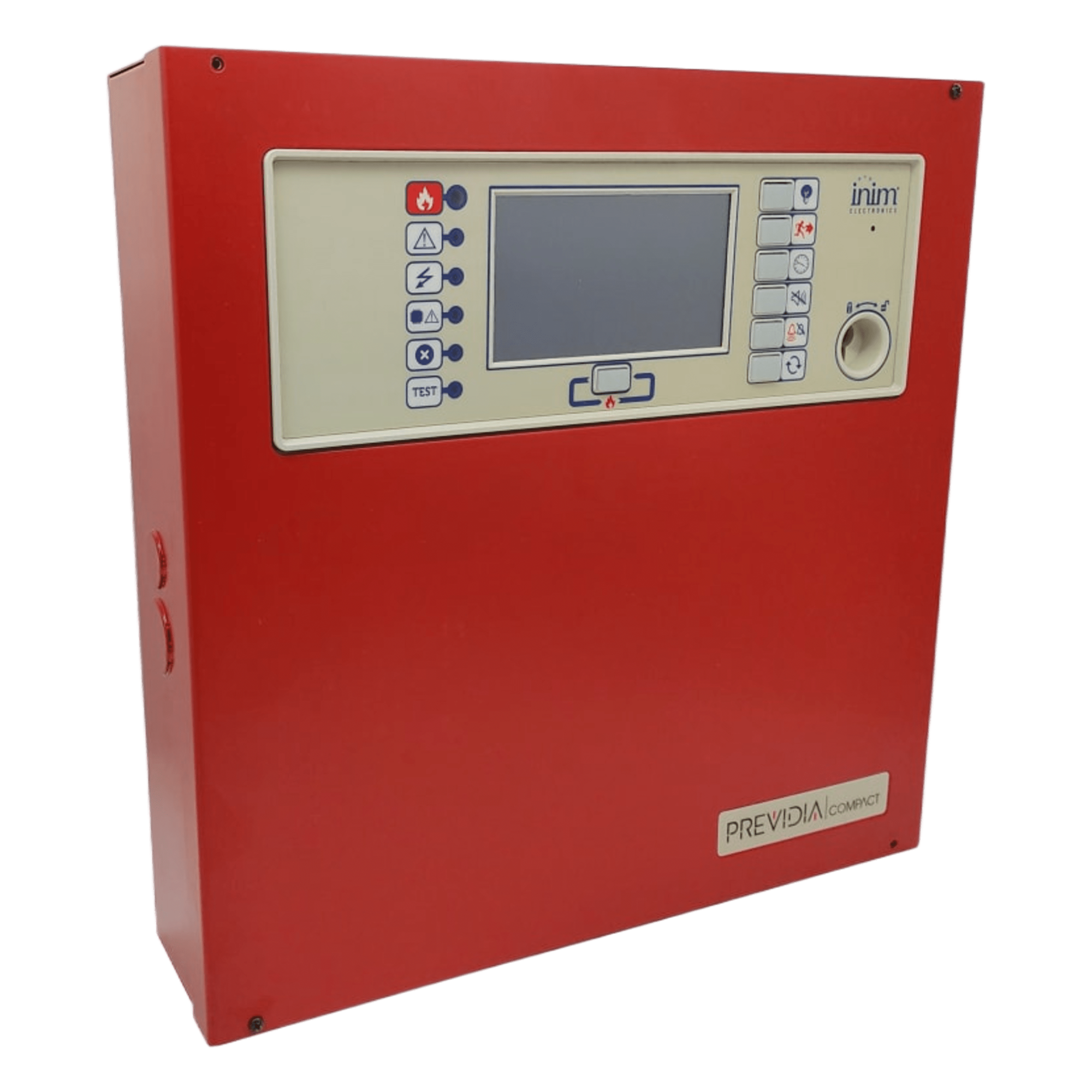Central de Detección de Incendio / Sistema Analógico Direccionable / 1 Loop 240 Puntos / Pantalla Táctil / Gestión Cloud / EN54-2/4/21 / UL — INIM ELECTRONICS · SKU PREVIDIAC-100SR